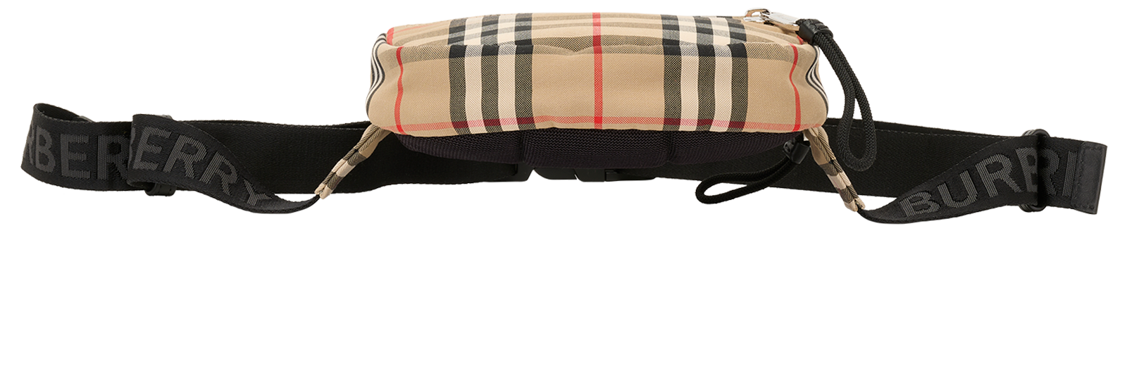 Cannon Bum Bag, &pound;210, Handbags, Beige/Black/Red, Canvas, Top view